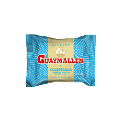 ALFAJOR GUAYMALLEN SIMPLE BLANCO