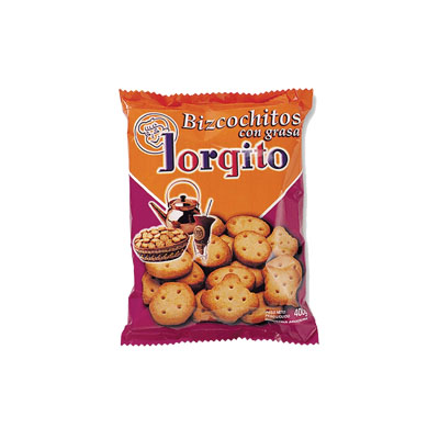 BIZCOCHITO JORGITO 400G GRASA