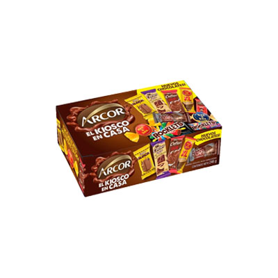 BOMBON ARCOR SURTIDO 246G (MARRON)