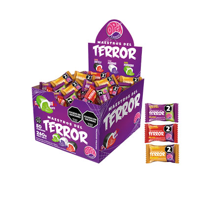 CHICLE MAESTROS DEL TERROR TATOO X50U