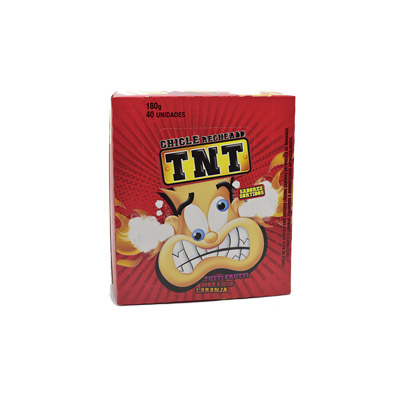 CHICLE TNT ACIDO X40 (rojo)