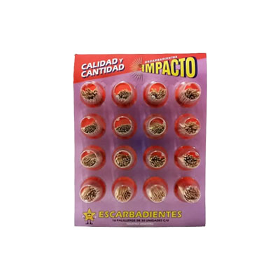 ESCARBADIENTES IMPACTO X 50U