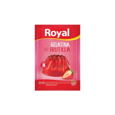 GELATINA ROYAL FRUTILLA 40GR