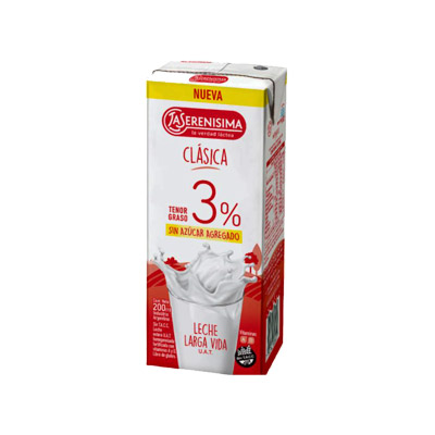 LECHE LA SERENISIMA LV (CARTON) ENTERA 3%
