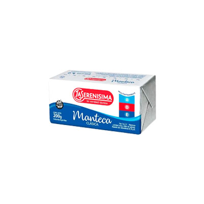 MANTECA LA SERENISIMA 200G AZUL