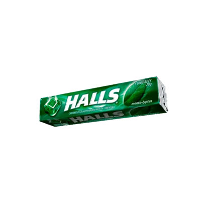 PASTILLAS HALLS MENTA (VERDE)