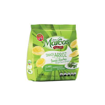 SNACKS DE ARROZ DON MARCOS FINAS HIERBAS