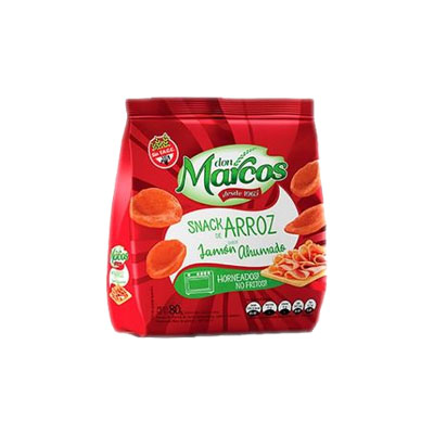 SNACKS DE ARROZ DON MARCOS JAMON AHUMADO