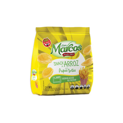 SNACKS DE ARROZ DON MARCOS PAPAS FRITAS