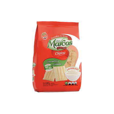 TOSTADAS ARROZ DON MARCOS120G CLASICA