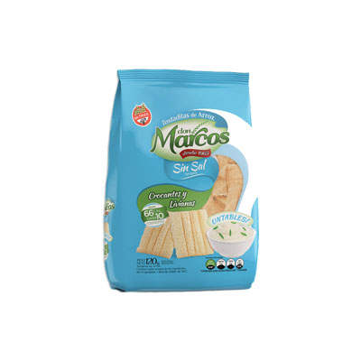 TOSTADAS DE ARROZ DON MARCOS 120G SIN SAL