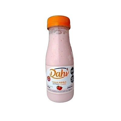 YOGURT DAHI ENTERO FRUTILLA BEBIBLE